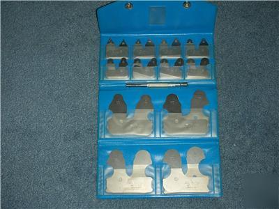 Fujikogu radius gage set 25 pc. 1/64-1/2 in case excell