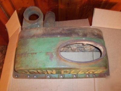 John deere unstyled model b upper radiator tank 