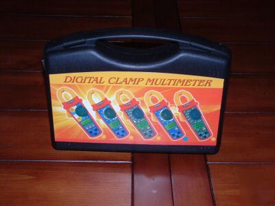 New 1000 amp ac clamp meter + hard case & leads- 