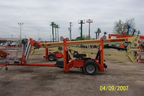 New jlg T350, 35' towable boom lift, brand , never sold