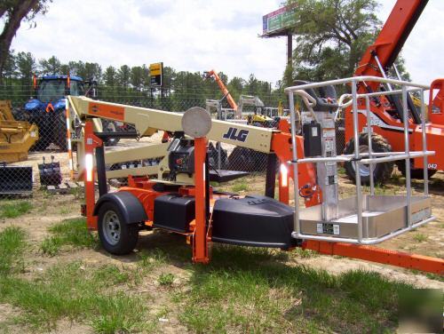 New jlg T350, 35' towable boom lift, brand , never sold