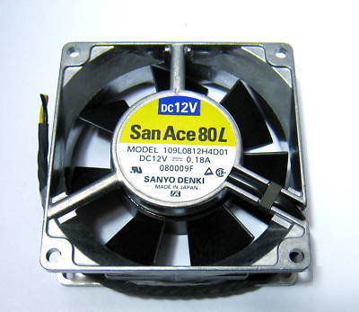 New sanyo denki san ace 80 l long life 80MM fan ret $80