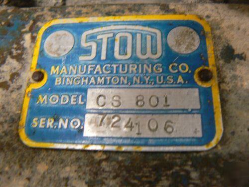 Stow model cs 801 walk behind concrete cut-off saw