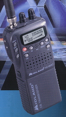 Midland 75-822 mini compact handheld portable cb radio 