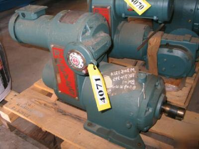 2 hp reeves vari speed drive, mechanical / manual 4071