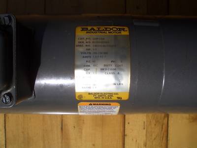 Baldor ac gearmotor with vfd drive (complete system)