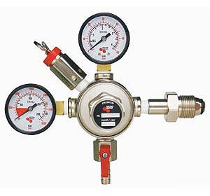 Beer regulator double gauge nitrogen guinness tap keg