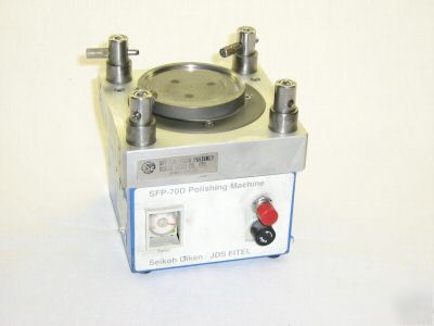 Fiber polisher seikoh giken sfp 70D with two pucks