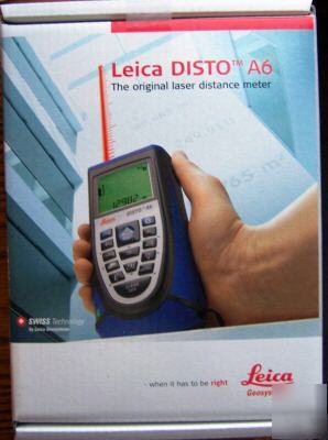 Leica disto A6 laser -the original laser distance meter