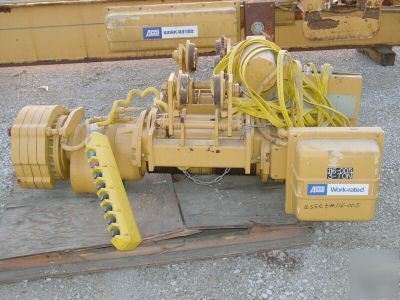 Overhead crane hoist 3 ton trolly self propelled