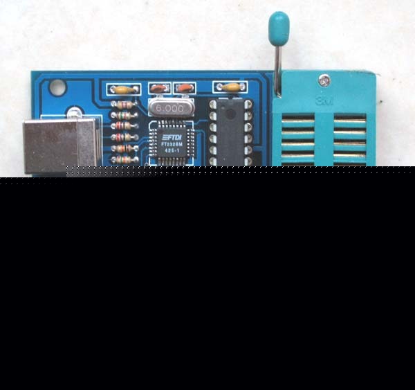 (blue) K149 - usb microchip pic programmer 16F877A