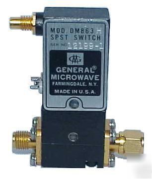 06-02498 general microwave DM863H high-speed rf switch