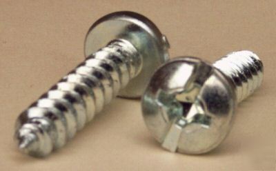 (100) pan head sheet metal screws, 10 x 2