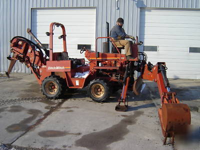 2001 ditch witch 5110 trencher backhoe cable plow deutz