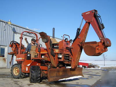 2001 ditch witch 5110 trencher backhoe cable plow deutz