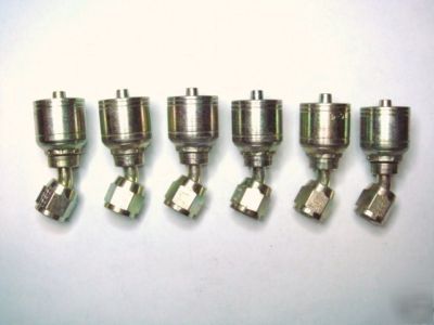 6 aeroquip fitting female jic swivel 45Â° 1/4 1AA4FJA4