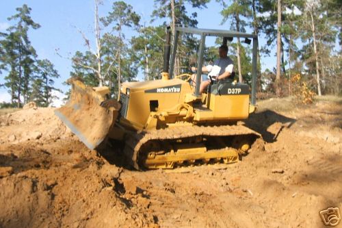 96 komatsu D37P lgp joystick controls 6-way blade