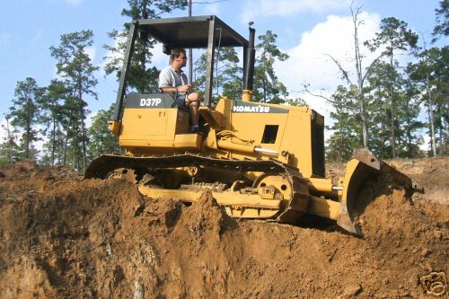 96 komatsu D37P lgp joystick controls 6-way blade