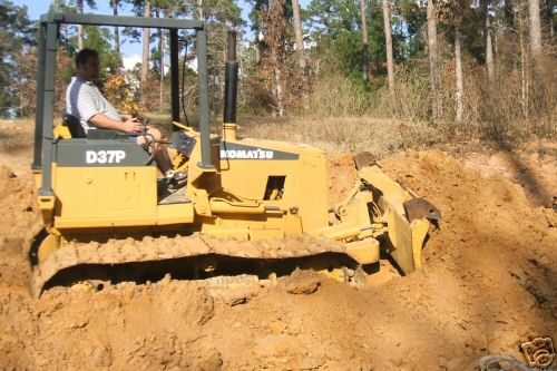 96 komatsu D37P lgp joystick controls 6-way blade