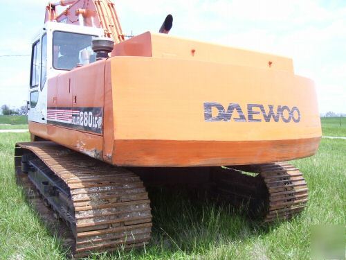 Excavator- 1997 daewoo solar sl 280 lc iii excavator