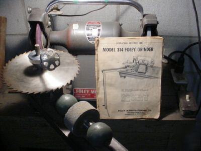 Foley hand, circular, and band saw sharpening machines