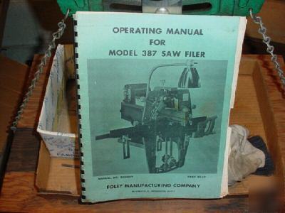 Foley hand, circular, and band saw sharpening machines