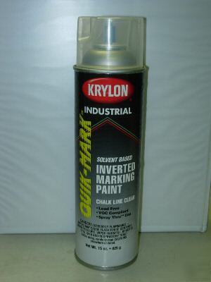 Krylon inverted marking paint chalk line clear