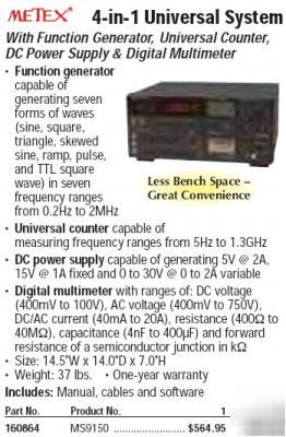 Metex 4-in-1 universal system