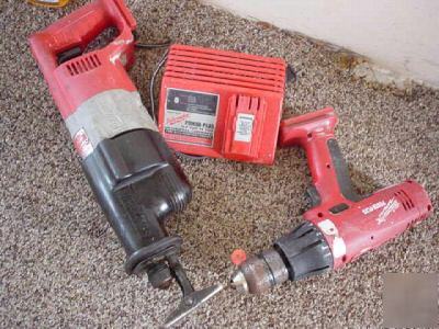 Milwaukee sawzall drill charger 18V