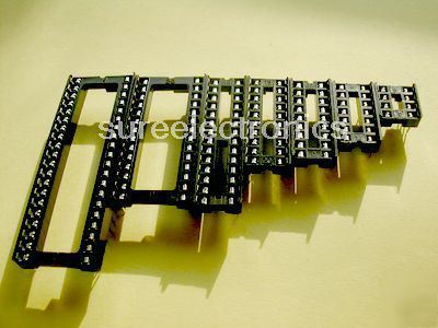 New assorted dip ic socket ~ 45 ic sockets ~ all brand 