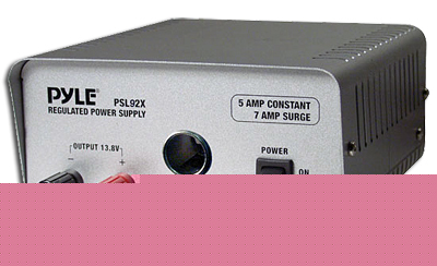 New pyle 5AMP regulated power supply 5/7 amp ac/dc 13VT