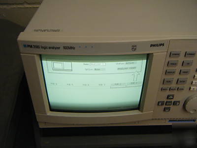 Philips PM3580 100MHZ logic analyzer w/ accy,s (sale )