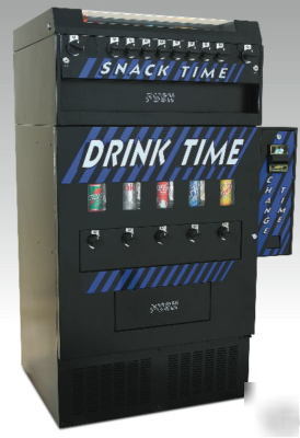 Soda snack combo vending machine bill changer soda pop