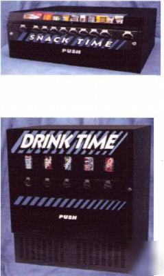 Soda snack combo vending machine bill changer soda pop