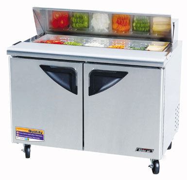 Turbo air sandwich / salad prep table 2 door tst-48SD