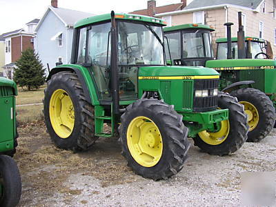 Used john deere 6410 cab tractor 4WD 90PTO hp 