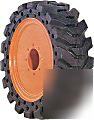 New 12X16.5 solid tires/wheel,bobcat skid steer set OF4