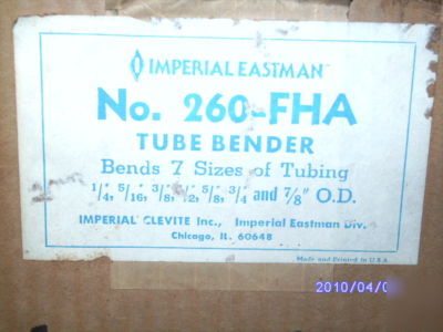 New imperial eastman tools tube bender kit 260-fha ( )