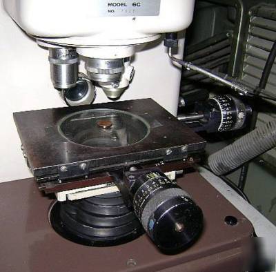 Nikon 6C vert beam profile projector optical comparator