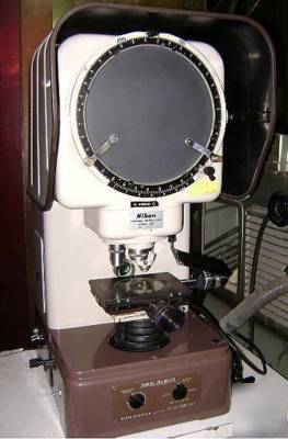 Nikon 6C vert beam profile projector optical comparator