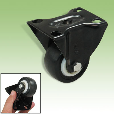 Rack trolley 1.9 inch single wheel caster w top plate