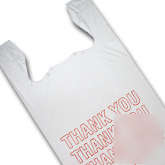 15 x 7 x 26 merchandise thank you t-shirt bag qty 1000