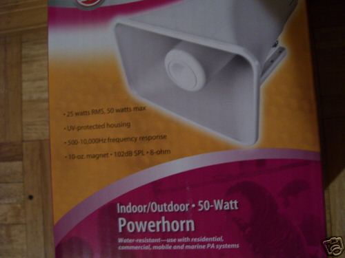 50 watt indoor /outdoor powerhorn