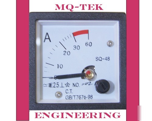 Analog ac panel ammeter 0 - 30AMP ac