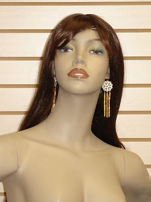 Brown black color full-size female mannequin aru-0106