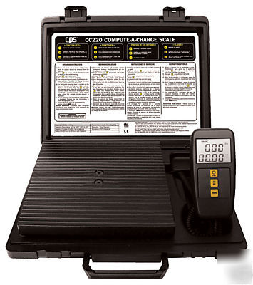 Cps CC220 high capacity refrigerant charging scale