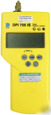 Druck DPI705IS intrinsically safe pressure indicator