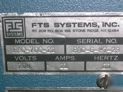 Fts systems air-jet pac-70C-22 thermal conditioning sys