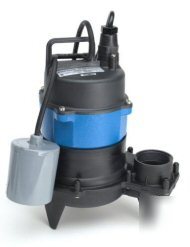 Goulds .5 hp 115V sewage pump w/10' cord & float