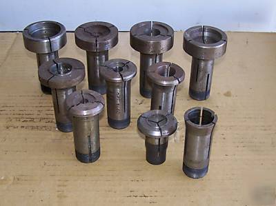 Hardinge 5C dead length collets w/ master collet,lathe